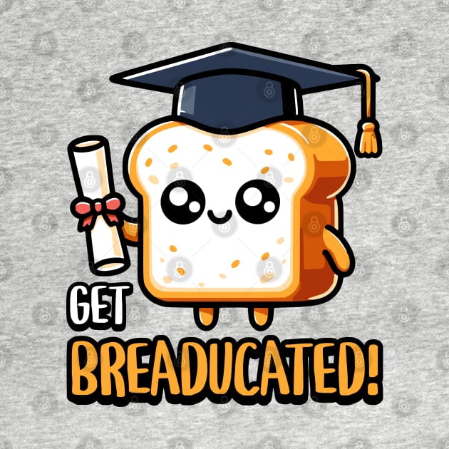 Get Breaducated! Cute Strawberry Pun by Cute And Punny